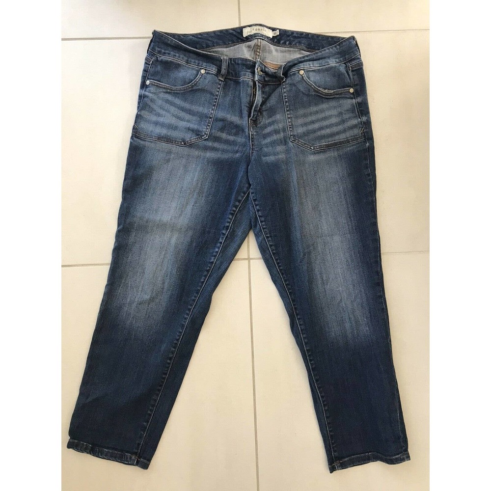 Torrid Crop Stretch Denim Jeans